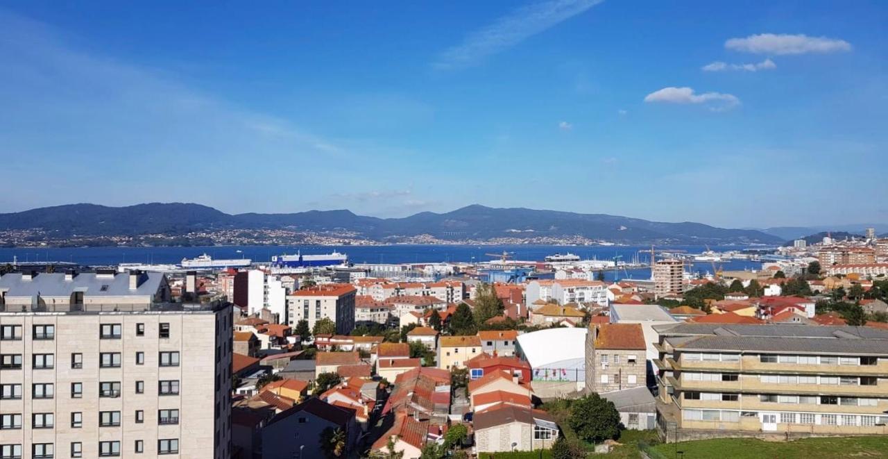 Piso Miracies- Wifi- Parking- Vistas Ria De Vigo Apartment Exterior photo